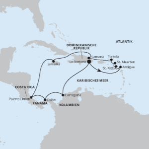 RK WI2526 BL Karibik und Mittelamerika ab Dom Republik