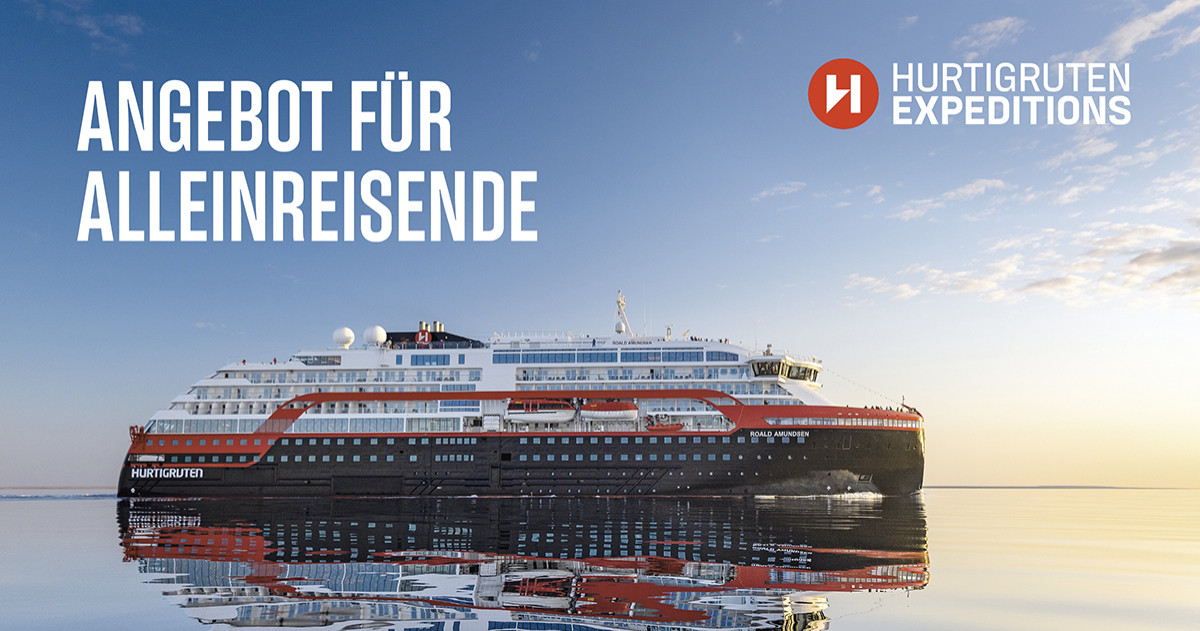 Hurtigruten Angebot für Alleinreisende