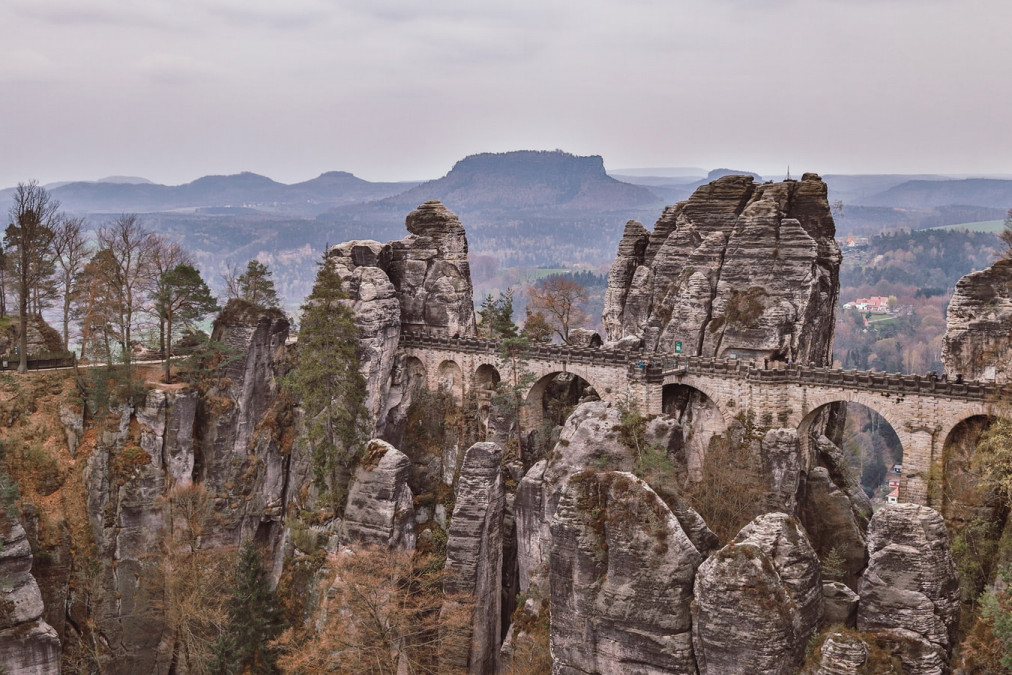 Sächsische Schweiz im Osten von Deutschland