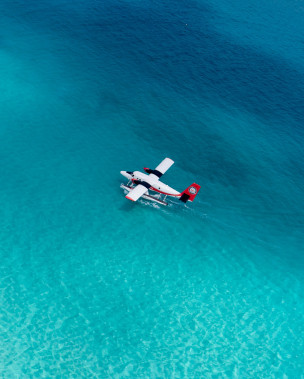 original Wasserflugzeug Malediven