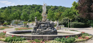 original Donau  sterreich Baden - Kurpark