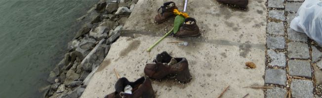 Schuhe am Donauufer - beindruckendes Mahnmal