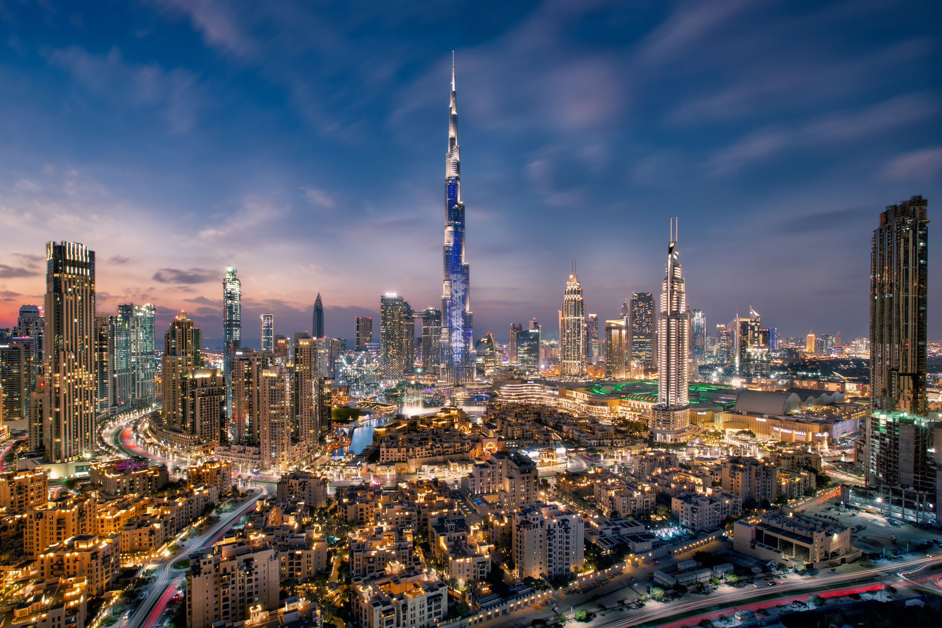 Skyline Dubai Night 